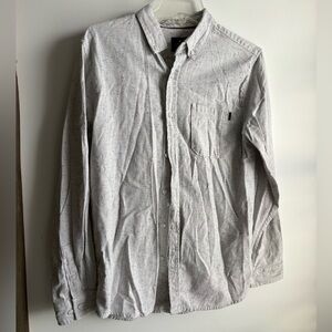 Rip Curl Light Gray Casual Button Down Shirt